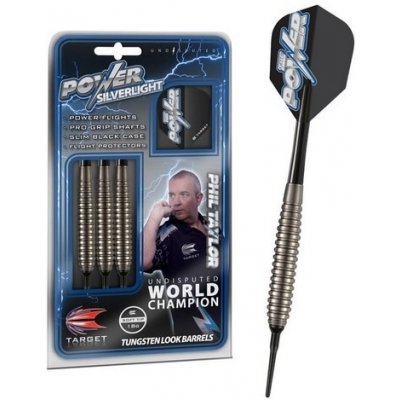 Target Soft Phil Taylor Power Silverlight Tungsten look18 g – Zboží Mobilmania