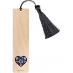 BeWooden Dřevěná záložka do knihy s motivem folklórního srdce – Zboží Dáma