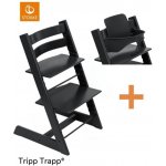 STOKKE Tripp Trapp Black + Tripp Trapp Baby set Black – Zboží Dáma