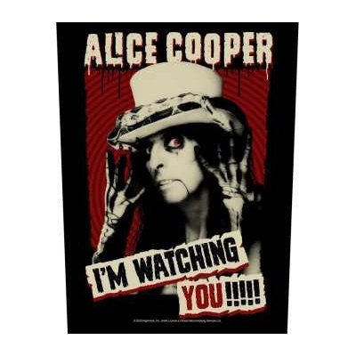 Alice Cooper Back Patch: I'm Watching You – Zbozi.Blesk.cz