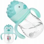 Akuku kouzelná láhev s brčkem a závažím mintová 250 ml – Zboží Dáma