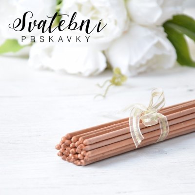 SVATEBNÍ PRSKAVKY 70cm měděné rovné - 30pack