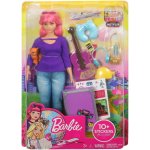 Barbie Daisy cestovní růžové vlasy – Zboží Dáma