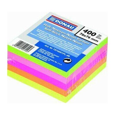 Bloček samolepící 76x76 mm 5barev NEON Donau – Hledejceny.cz