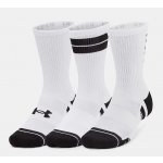 Under Armour Sada ponožek Perf Tech Nov 3pk Crew bílá – Zboží Dáma