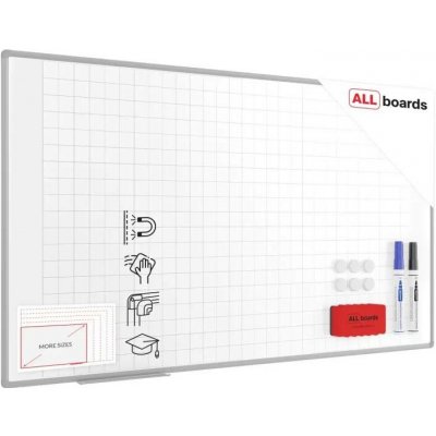 Allboards TE1710KR Suchostíratelná tabule 170 × 100 cm – Zboží Živě