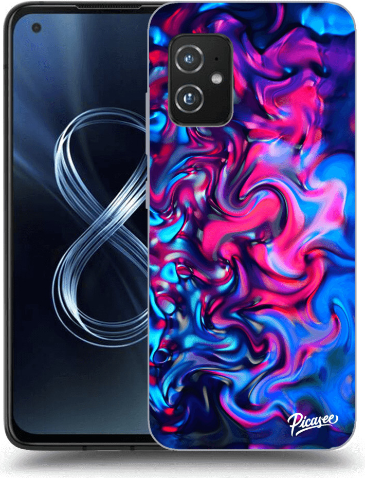 Pouzdro Picasee silikonové Asus Zenfone 8 ZS590KS - Redlight čiré