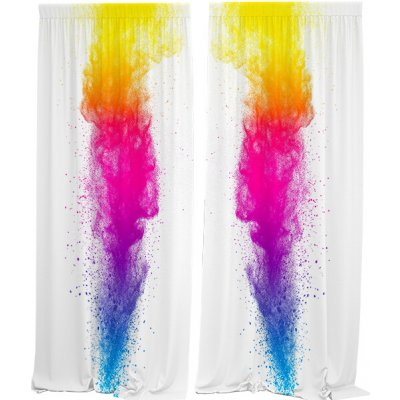 IMPAR Závěsy Barevná exploze (Rozměr : 140x250, Materiál: Interlock) – Hledejceny.cz