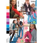 Knittex dětské punčocháče Puchatki malina Raspberry – Zboží Dáma