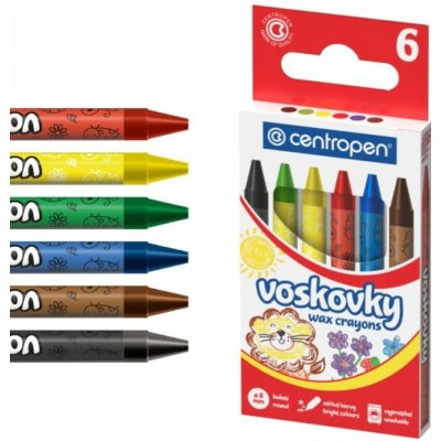 Centropen voskovky sada 6 barev – Sleviste.cz