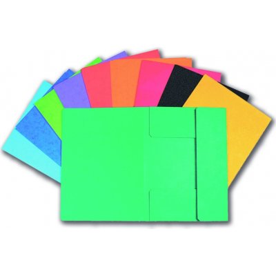 Papírové desky Prešpán 253 se 3 klopami světle modrá – Zboží Živě