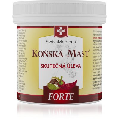 Swissmedicus Koňská mast Forte hřejivá 500 ml – Zboží Dáma