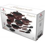 BERLINGERHAUS Sada nádobí s titanovým povrchem 15 ks Leonardo Nordic Collection BH-8306 – Zboží Dáma