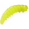 Návnada a nástraha BERKLEY Powerbait Honey Worm vosí larvy HOT YELLOW 2,5cm 55ks