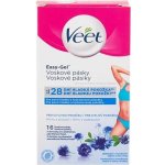 Veet Easy-Gel Wax Strips Bikini and Armpit depilační pásky pro oblast podpaží a bikin 16 ks – Sleviste.cz