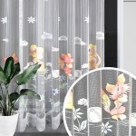 Ervi ﻿dětská žakárová záclona bílá 6047, metráž – Sleviste.cz