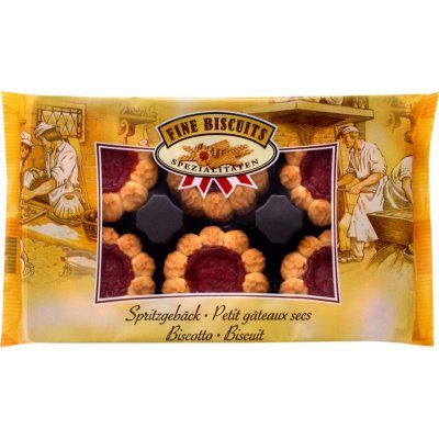 Feiny Biscuits Křehké sušenky s třešňovou náplní 235 g – Zboží Dáma