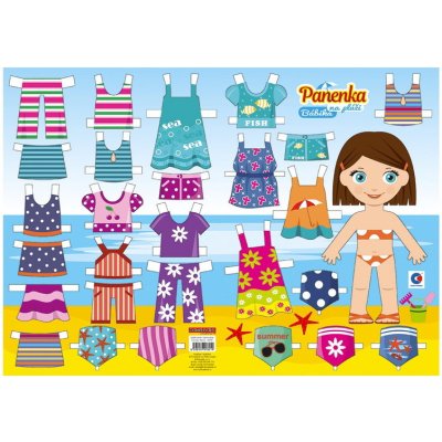 Vystřihovánka Panenka BV036 – Zboží Dáma