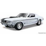 Maisto Ford Mustang GT Cobra Jet 1968 Modrý 1:18 – Zbozi.Blesk.cz