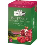 Ahmad Tea Zelený čaj s malinou a granátovým jablkem 20 x 2 g – Sleviste.cz