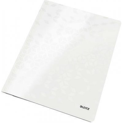 LEITZ Desky s rychlovazačem "WOW", bílá, lesklé, polaminovaný karton, A4 – Hledejceny.cz