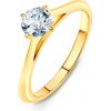 Prsteny Savicki zásnubní prsten The Light žluté zlato diamant DL R2 4 Z