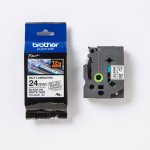 Brother TZE-SL251, bílá/černá 24mm, samolaminovací BROTHER TZESL251 – Zboží Dáma