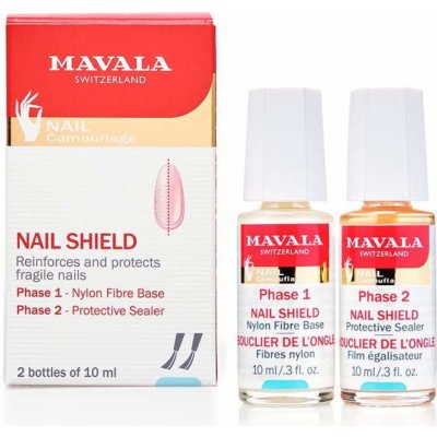 Mavala Nail Shield - Dvoufázový přípravek na posilnění nehtů 2 x 10 ml – Zbozi.Blesk.cz