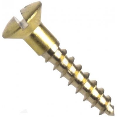 DIN 95 5x35 MS vrut se zápustnou hlavou čočkovitou, mosaz – Sleviste.cz