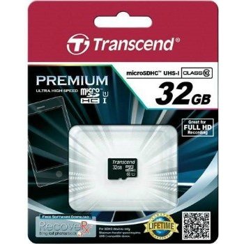 Transcend microSDHC 32 GB UHS-I TS32GUSDCU1