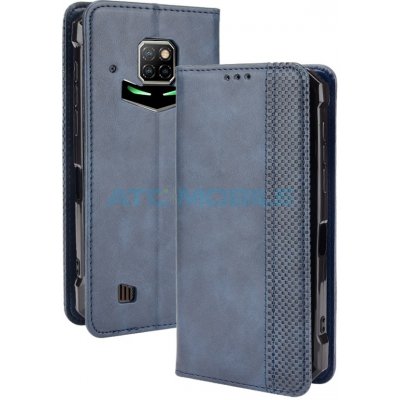 Pouzdro Shield4U Doogee S88 Pro, S88 Plus Magnetic Buckle Texture otevírací modré – Zbozi.Blesk.cz