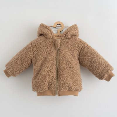 New Baby Teddy Kojenecká zimní mikinka s kapucí Winter – Zboží Dáma