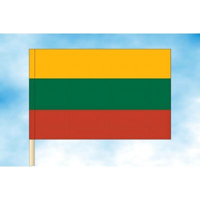 LIBEA, s.r.o. Vlajka Litvy Rozměr: 150×225 cm, Uchycení: Návlek na žerď – Hledejceny.cz