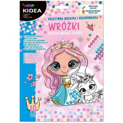 DERFORM Kreativní set Víla mozaika a omalovánky v jednom – Hledejceny.cz