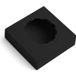 KRAFTHOUSE.EU Dárková krabička černá čtvercová s okénkem KM-010CO Okno: Srdce – Zboží Živě