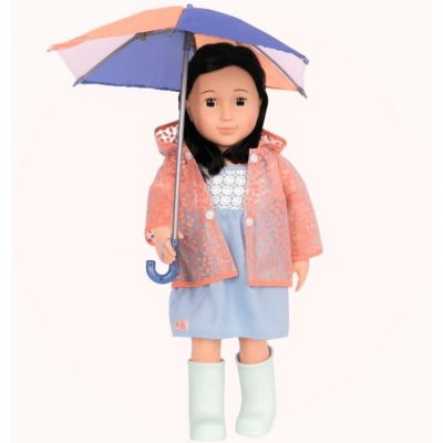 Our Generation Oblečení pro panenku deštník Rainy Day