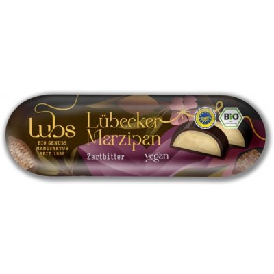 Lubs Bezlepkový lübecký Marcipánový chlebíček Bio 50 g – Zboží Dáma