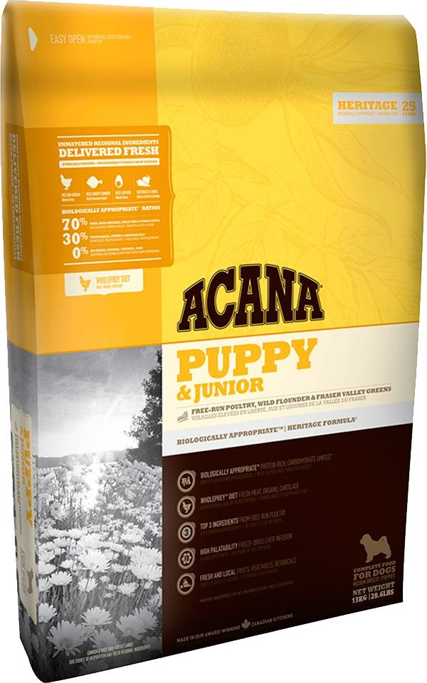 Acana Heritage Puppy & Junior 2 x 11,4 kg