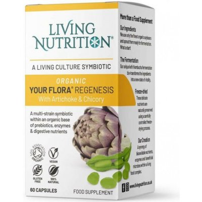 Living Nutrition Fermentovaná synbiotika Regenesis 60 ks – Hledejceny.cz