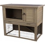 Trixie Natura králíkárna s výběhem šedo-zelená 116 x 97 x 63 cm – Zboží Dáma