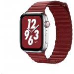 Coteetci kožený magnetický řemínek Loop Band pro Apple Watch 42 / 44mm červený WH5206-RD – Hledejceny.cz