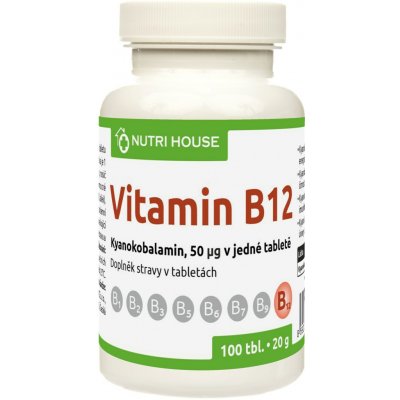 Nutri House Vitamin B12 100 tablet – Hledejceny.cz