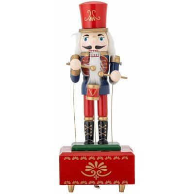 Bloomingville Waltz vánoční figurka červená – Hledejceny.cz