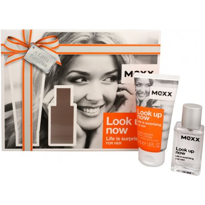 Mexx Look Up Now Her EDT 15 ml + tělové mléko 50 ml dárková sada – Zbozi.Blesk.cz