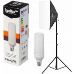 CineGEN Studiová lampa softboxem Single-44681 40x40 cm 65 W – Zboží Živě