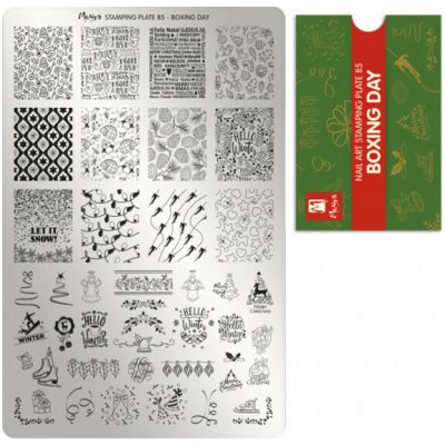Moyra Stamping Deska na razítka č.85 Boxing Day – Zbozi.Blesk.cz