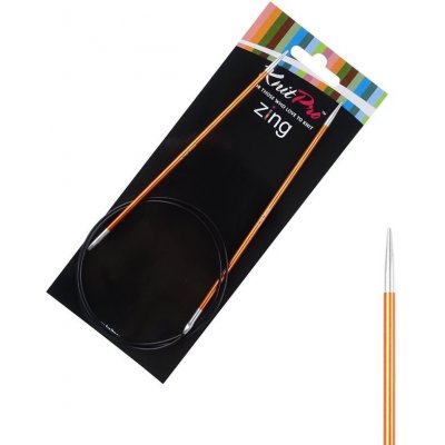 Pevné kruhové kovové jehlice Zing 80 cm 2,75 mm – Zboží Dáma