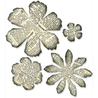 Sizzix Otrhané květy - vyřezávací šablona Bigz – Sleviste.cz