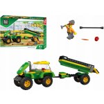 ICOM Blocki MyFarm Traktor s přívěsem 164 ks – Zboží Mobilmania