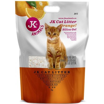 JK Animals Litter Silica gel orange kočkolit 6,8 kg/16 l – Zboží Mobilmania